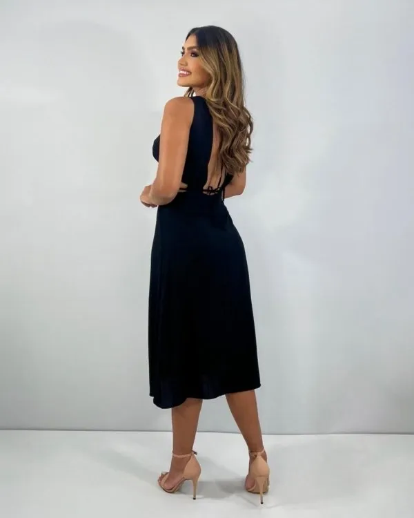 Vestido Aysha - Preto