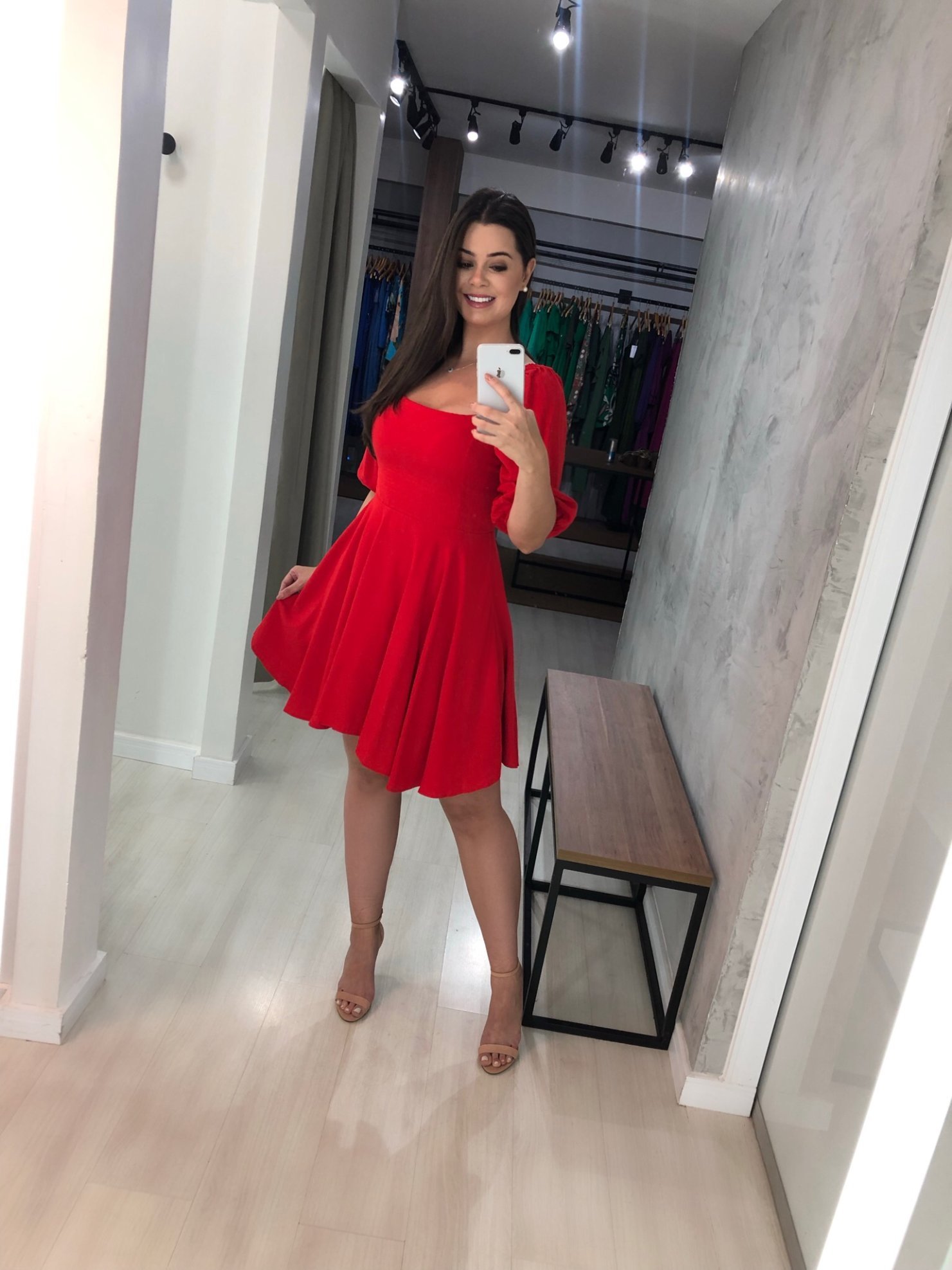 Vestido Anne - Vermelho - Image 1