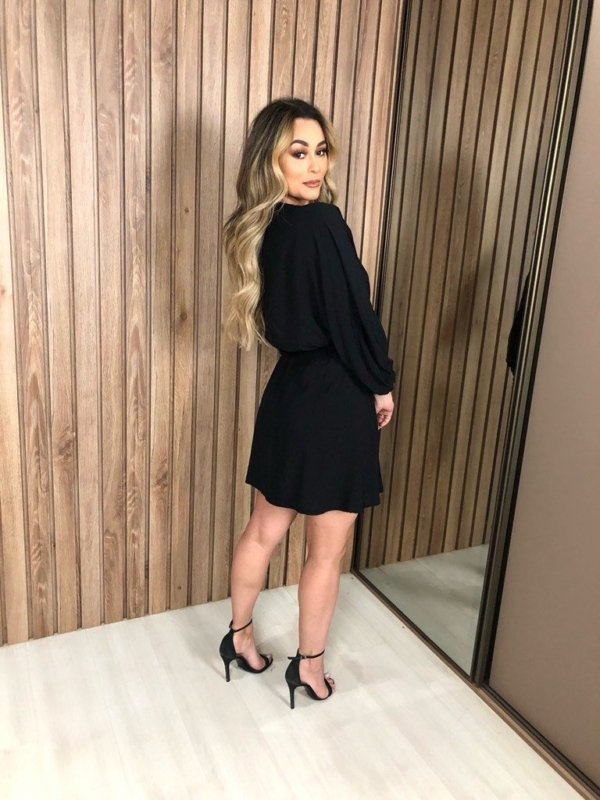 Vestido Manu - Preto