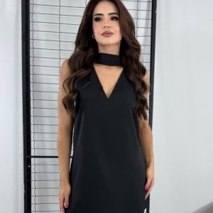 Vestido Cássia - Preto - Image 1