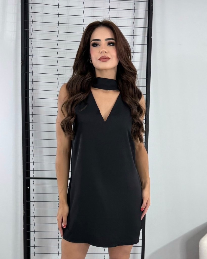 Vestido Cássia - Preto