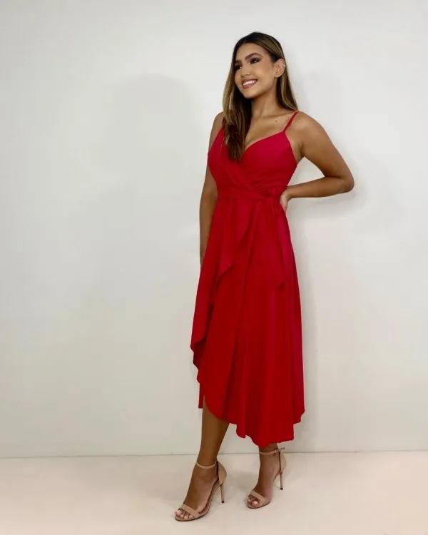Vestido Hermione - Vermelho