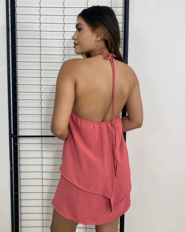 Vestido Tiffany - Rosê
