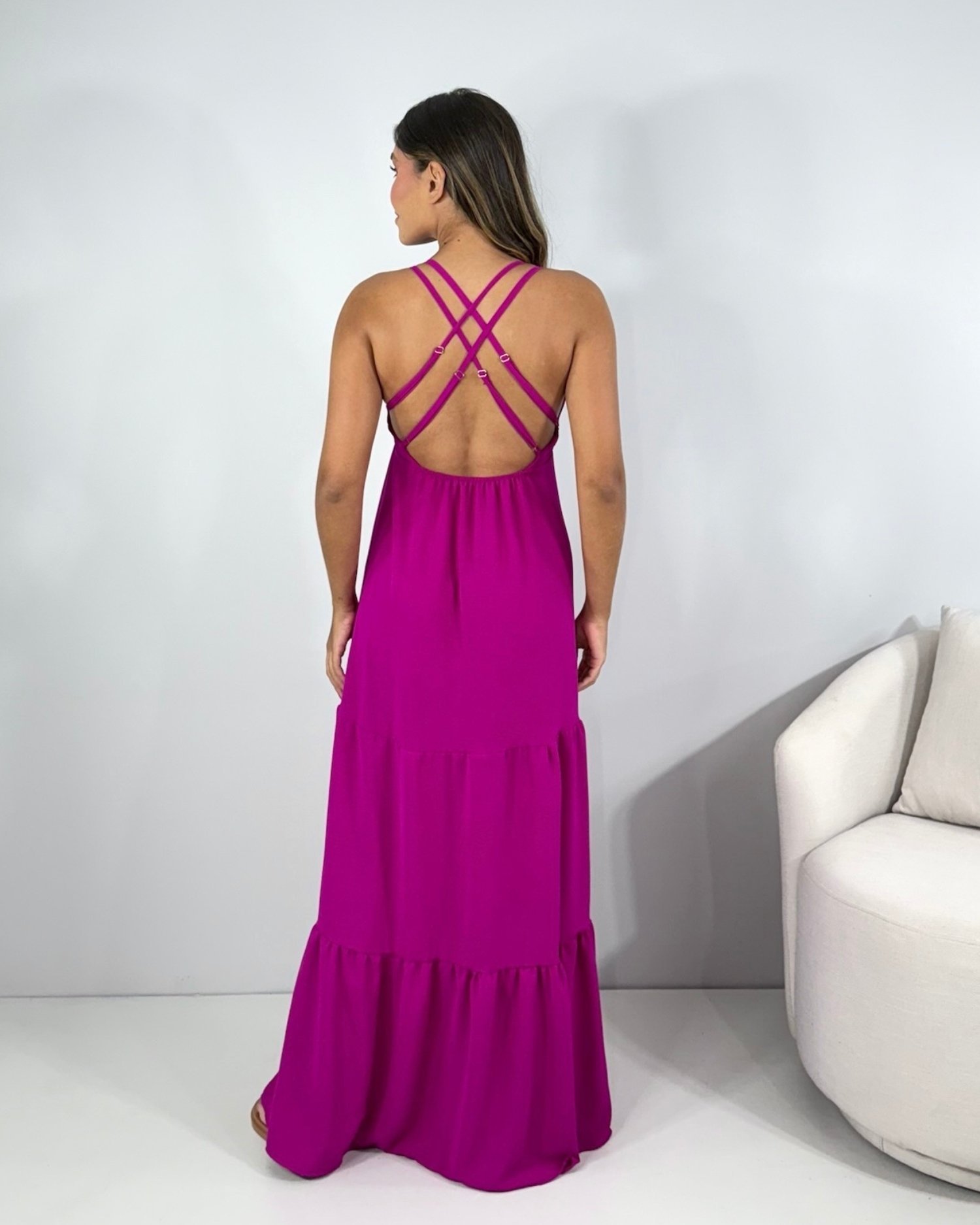 Vestido Noely - Fúcsia - Image 2