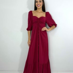 Vestido Tauane - Marsala - Image 4