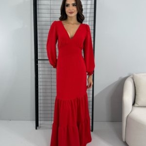 Vestido Mara - Vermelho - Image 1