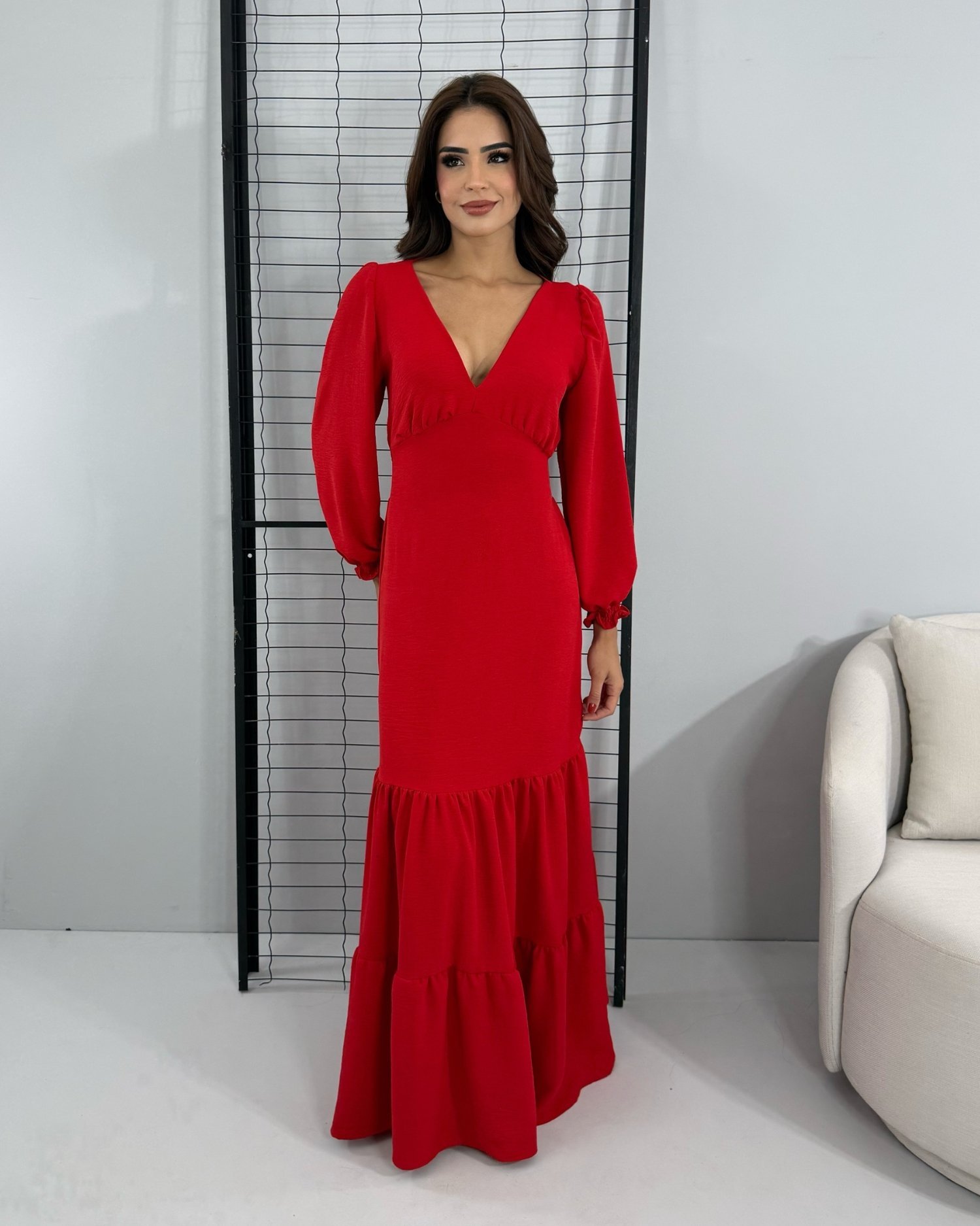 Vestido Mara - Vermelho - Image 1