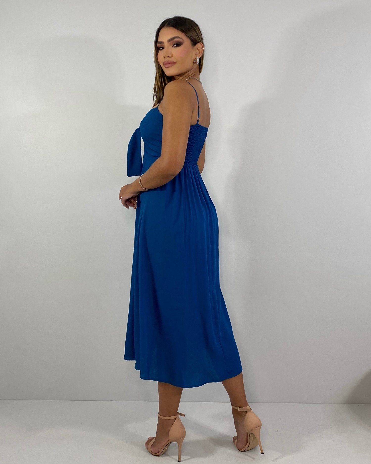 Vestido Karita - Azul Petróleo - Image 5