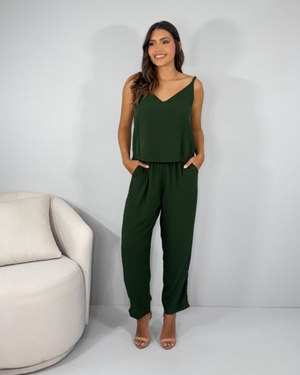 Conjunto Tácia - Verde Militar