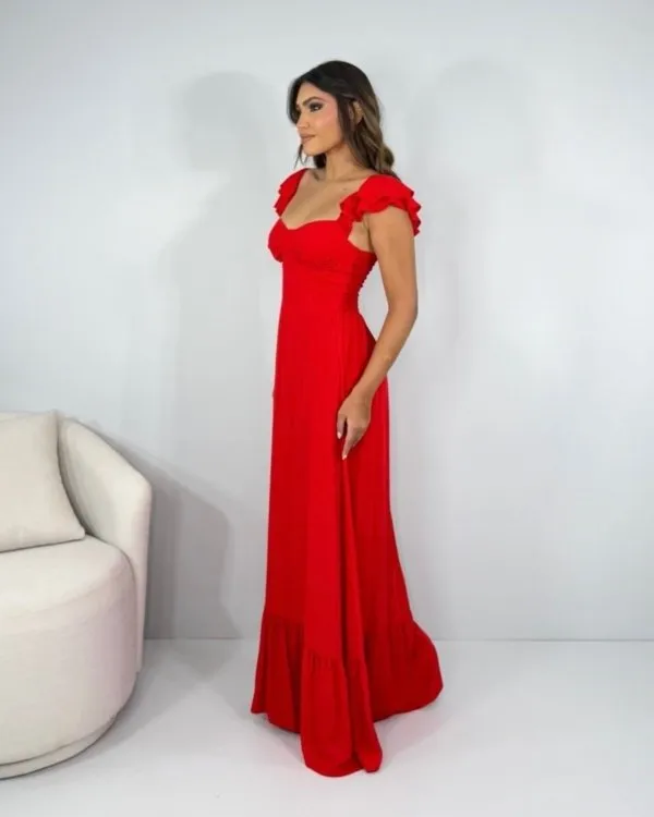Vestido Isla - Vermelho
