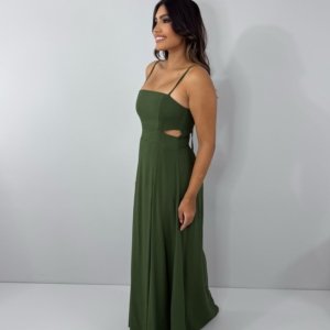 Vestido Babi - Verde Militar - Image 3