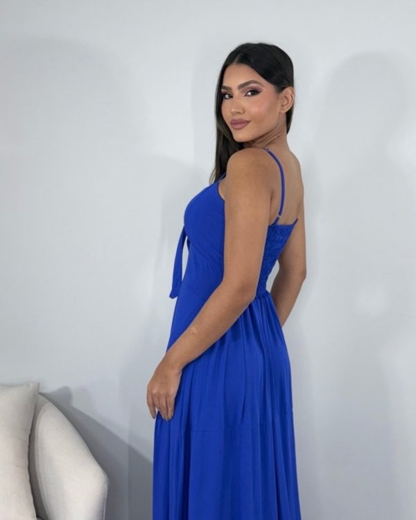 Vestido Camila - Azul Royal