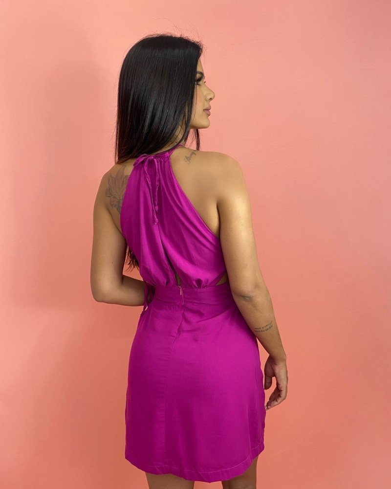 Vestido Bianca - Fúcsia - Image 3