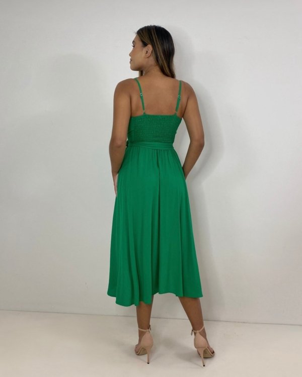 Vestido Hermione - Verde Bandeira