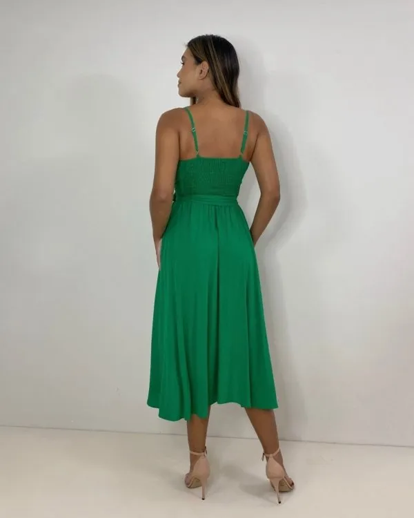 Vestido Hermione - Verde Bandeira