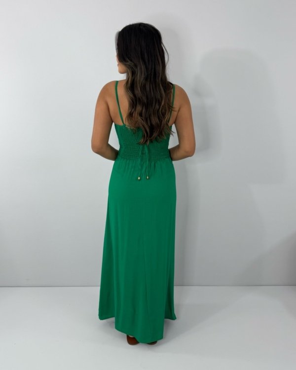 Vestido Babi - Verde Bandeira