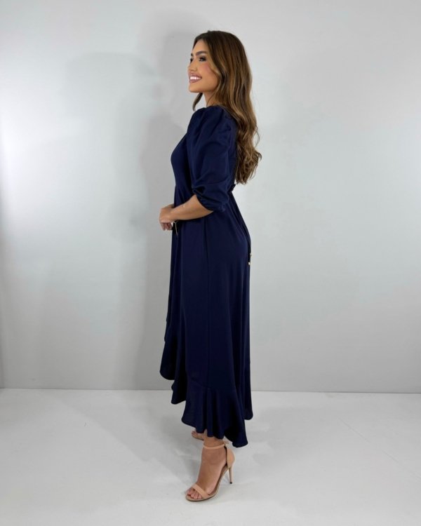 Vestido Berenice - Azul Marinho