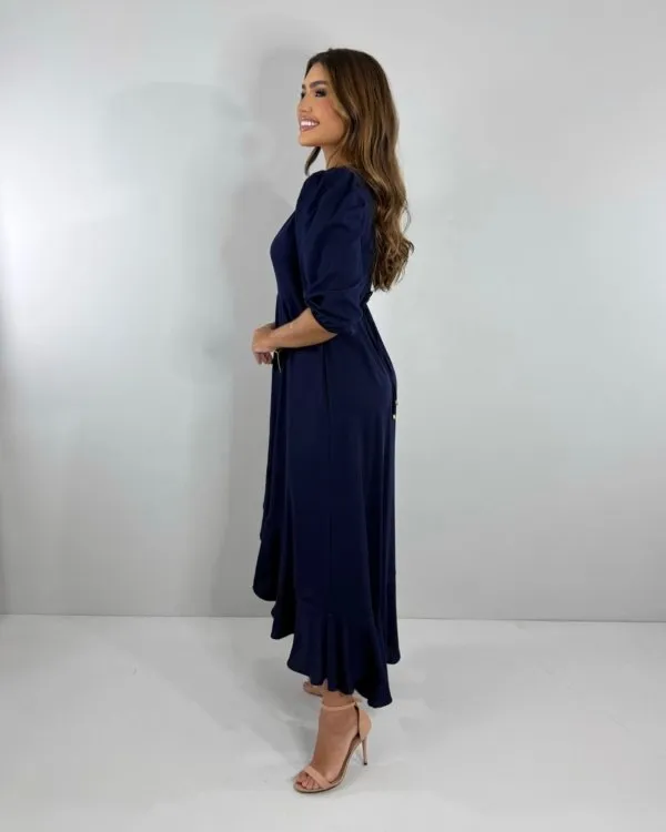 Vestido Berenice - Azul Marinho