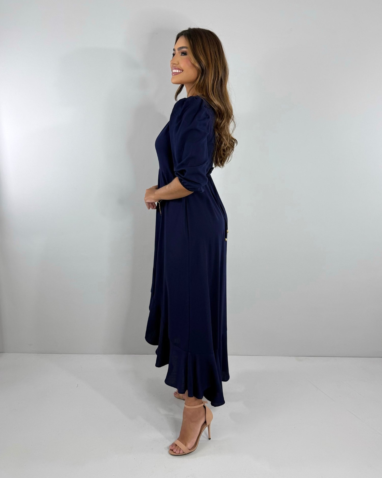 Vestido Berenice - Azul Marinho - Image 4