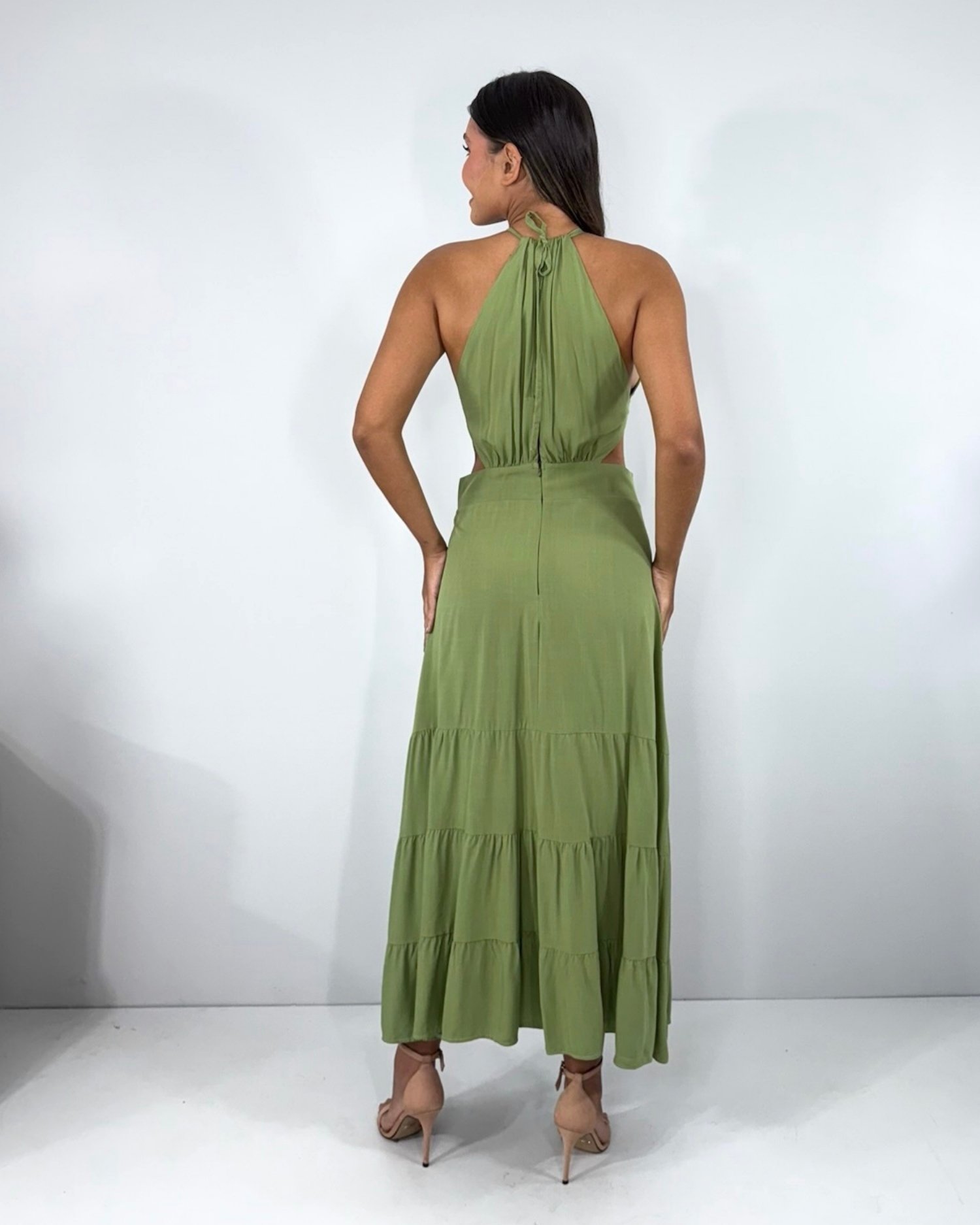 Vestido Estefane - Folhagem - Image 7