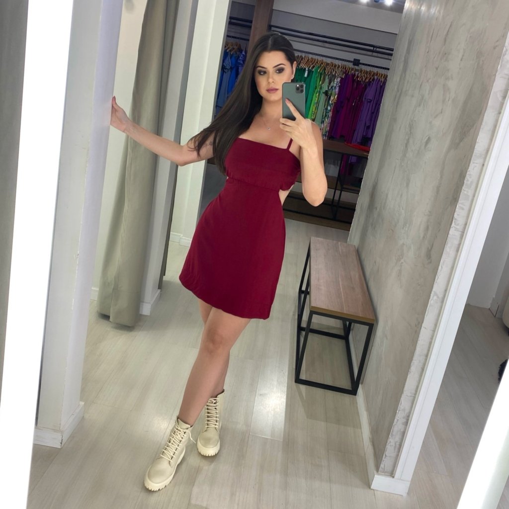 Vestido Olívia - Marsala