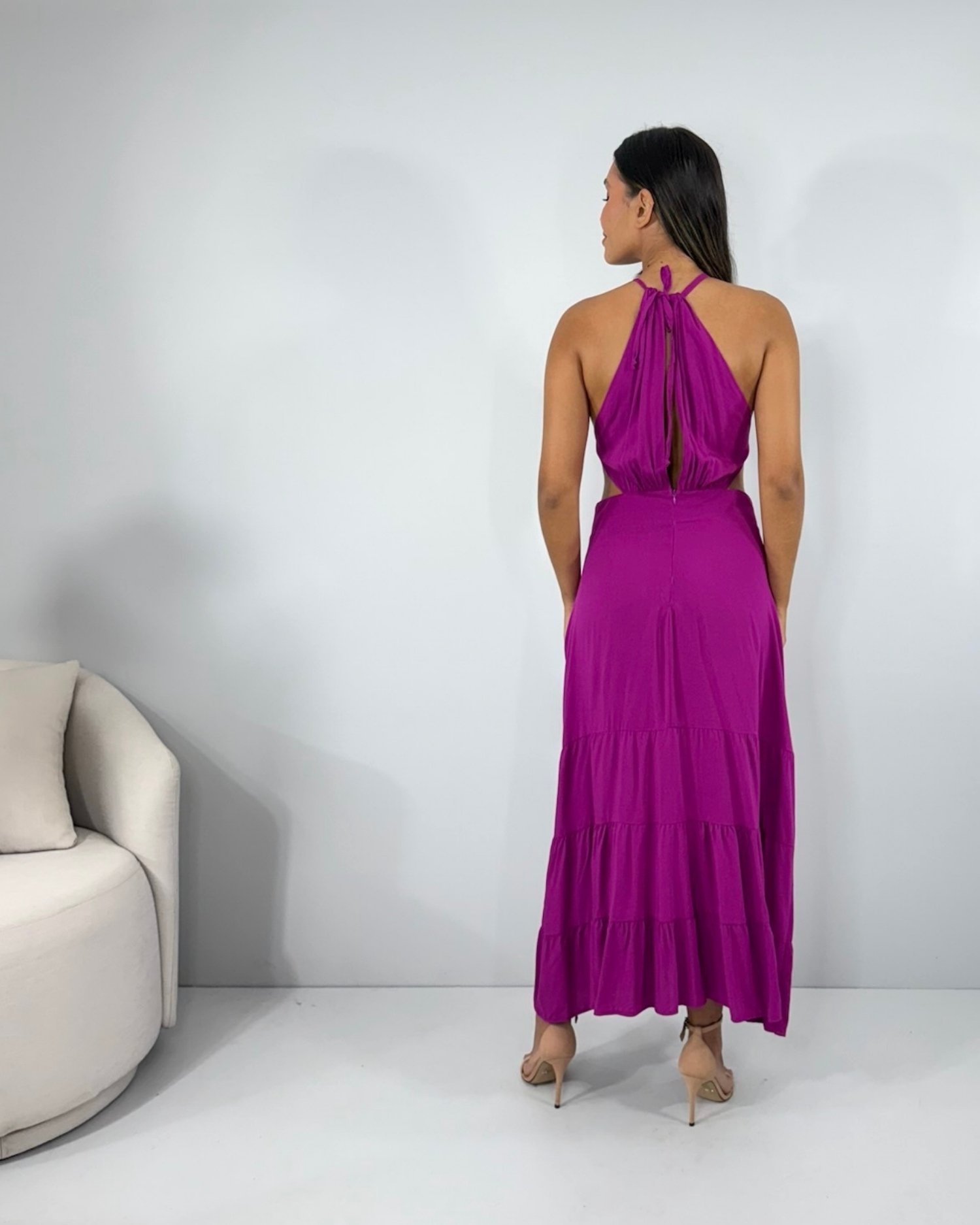 Vestido Estefane - Fúcsia - Image 6