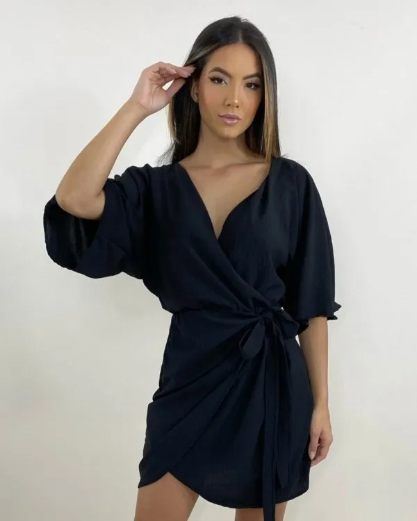 Vestido Maristela - Preto