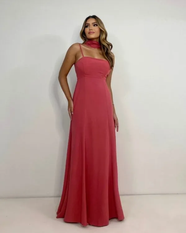 Vestido Lina - Rosê
