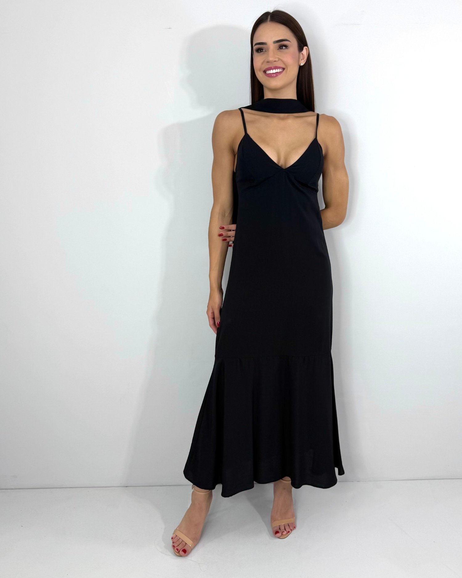 Vestido Carmem - Preto - Image 1