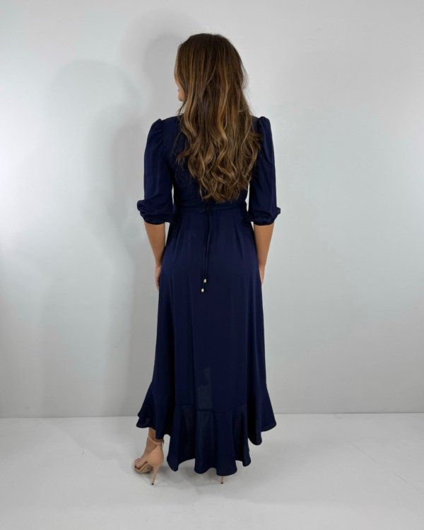 Vestido Berenice - Azul Marinho