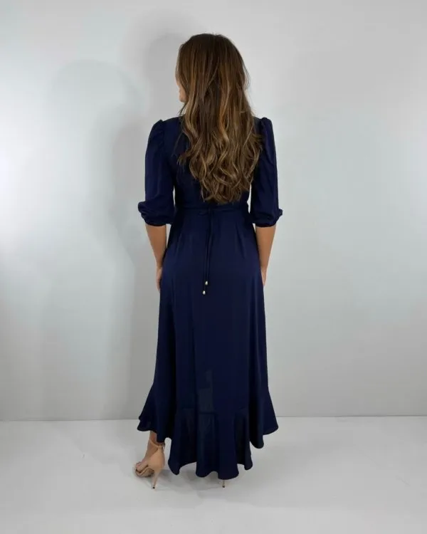 Vestido Berenice - Azul Marinho
