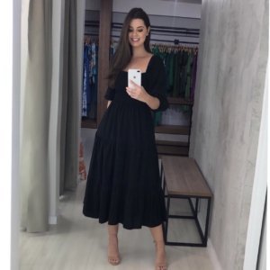 Vestido Juliana - Preto - Image 1