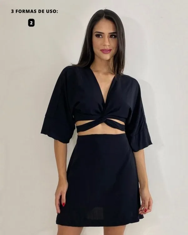 Vestido Mariana - Preto