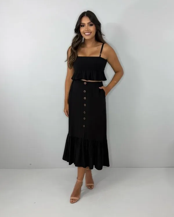 Conjunto Debora - Preto