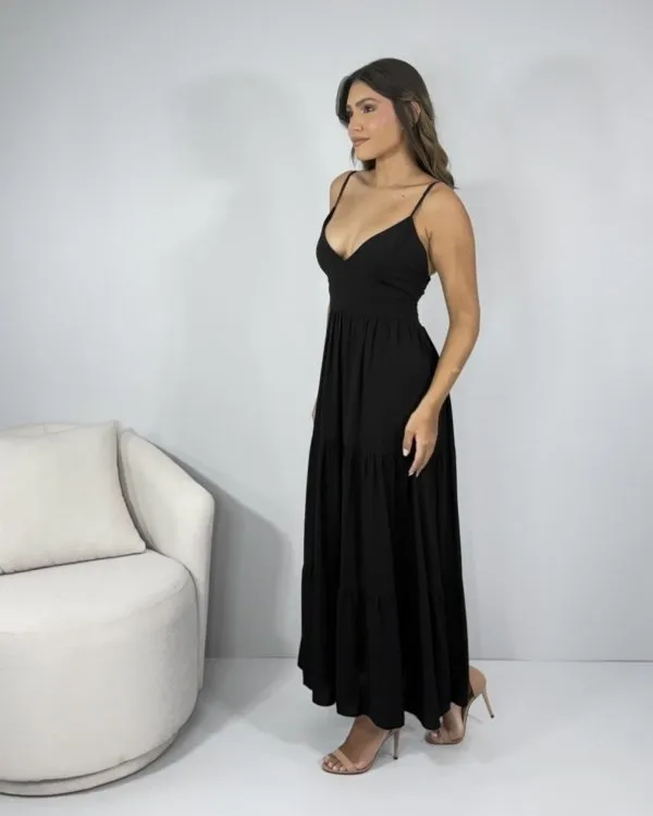 Vestido Helô - Preto