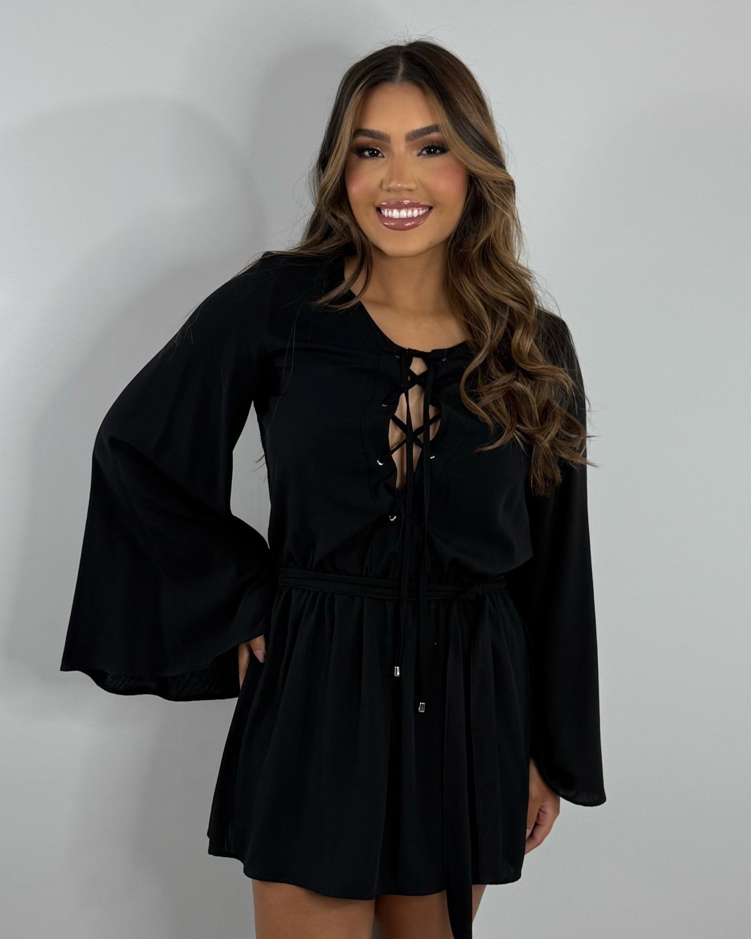 Vestido Glória - Preto - Image 1