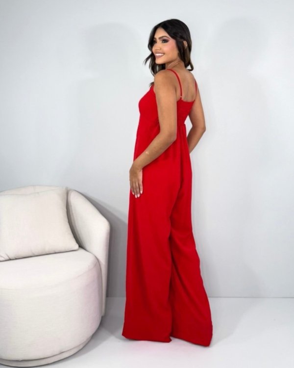 Macacão Carminha - Vermelho