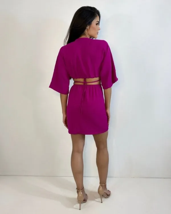 Vestido Cibele Curto - Fúcsia