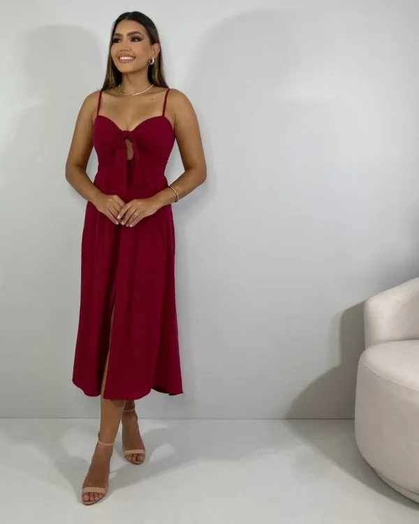 Vestido Karita - Marsala