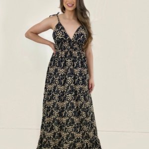 Vestido Valentina Longo - Estampado Arabesco - Image 1