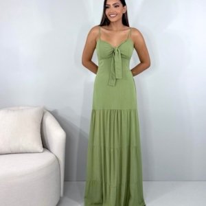 Vestido Camila - Folhagem - Image 1