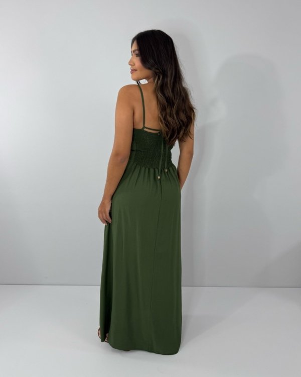 Vestido Babi - Verde Militar
