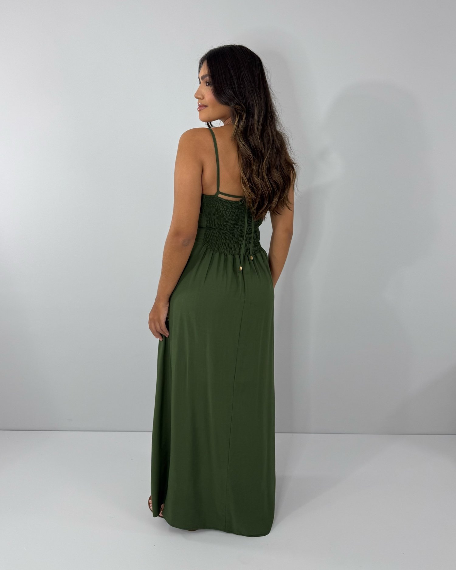 Vestido Babi - Verde Militar - Image 4