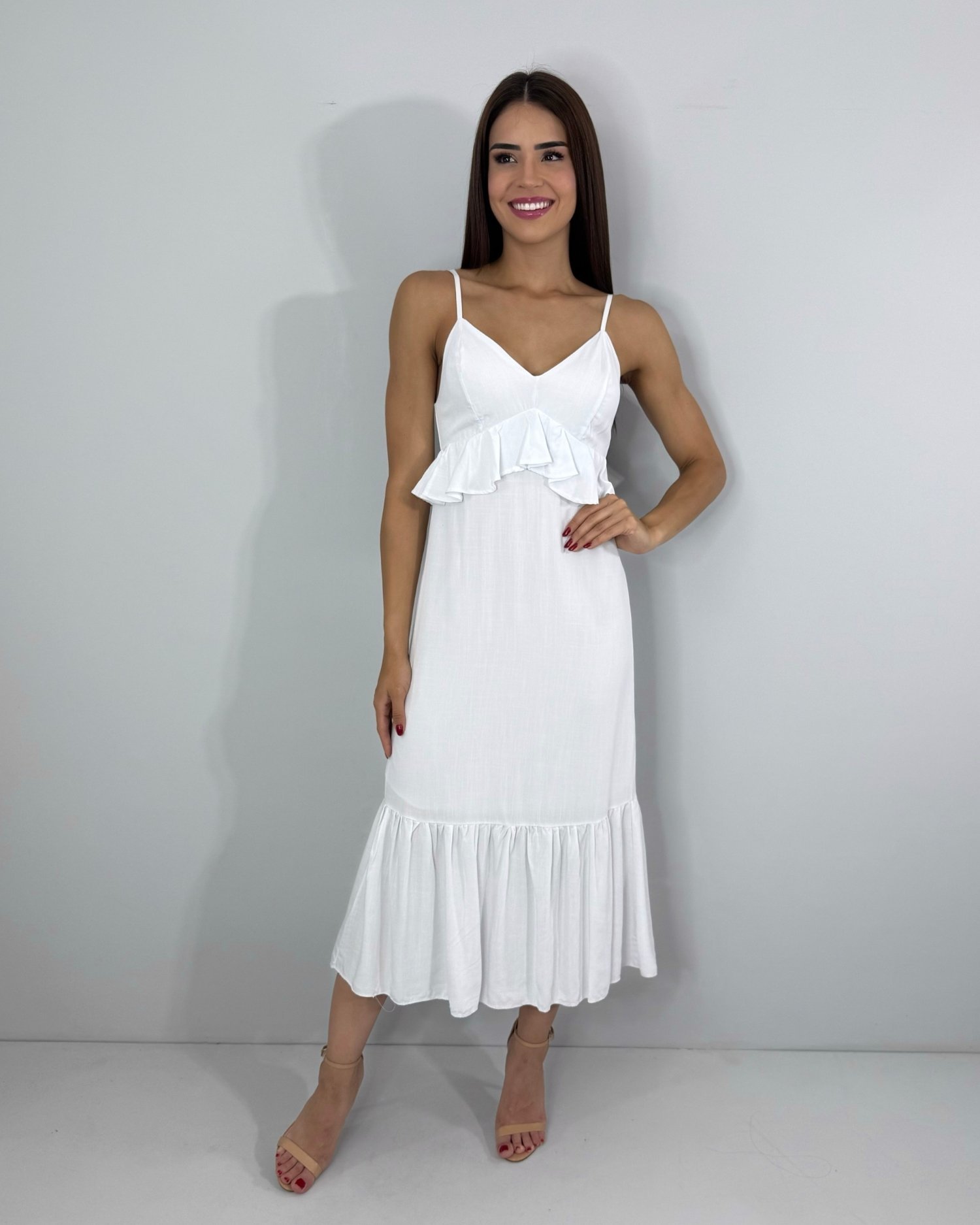 Vestido Maggie - Branco - Image 1