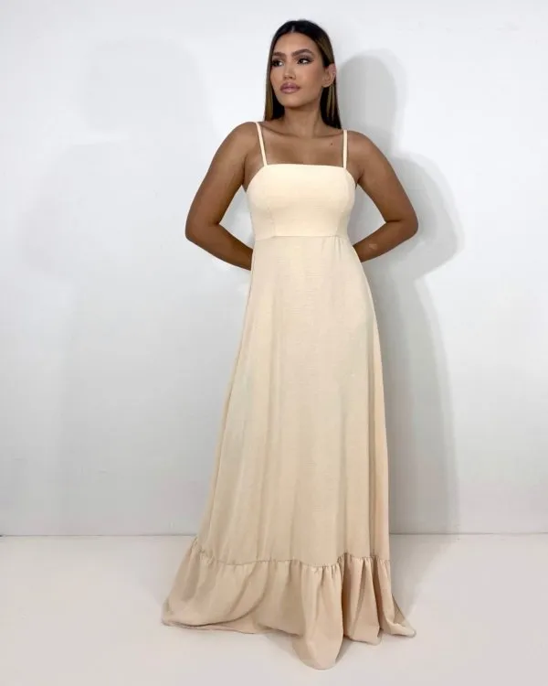 Vestido Amelie - Nude