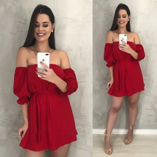 Macaquinho Izabela - Vermelho