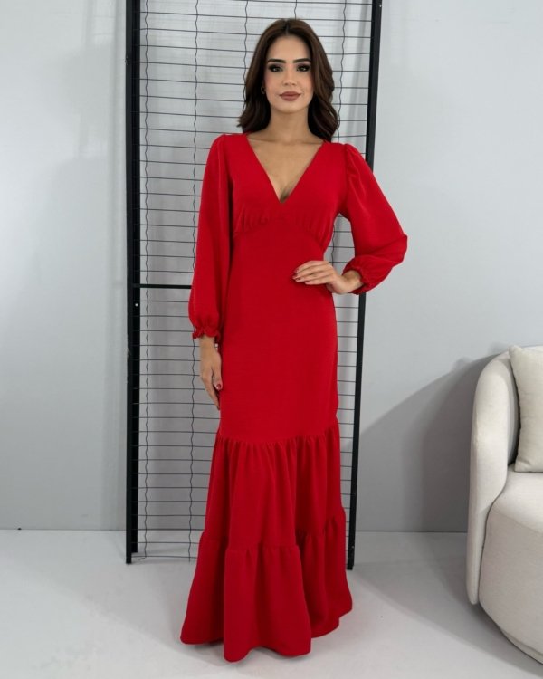 Vestido Mara - Vermelho