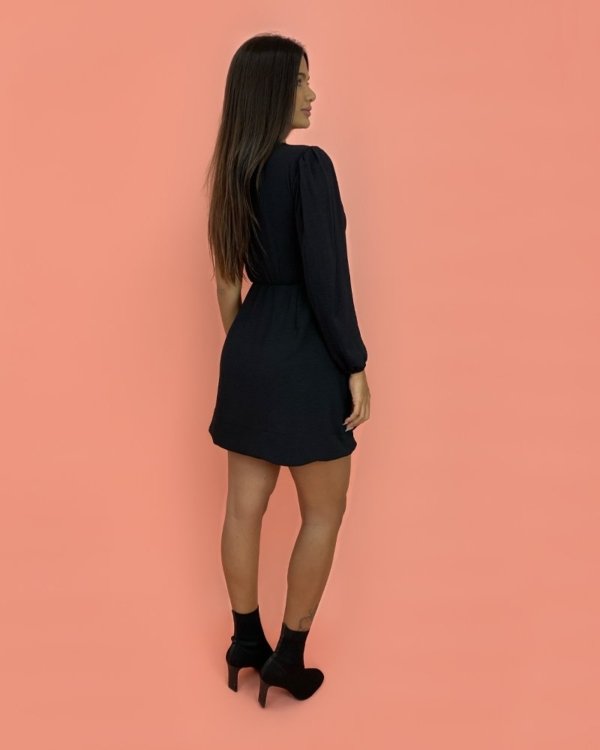 Vestido Luna em Duna - Preto