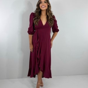 Vestido Berenice - Marsala - Image 3