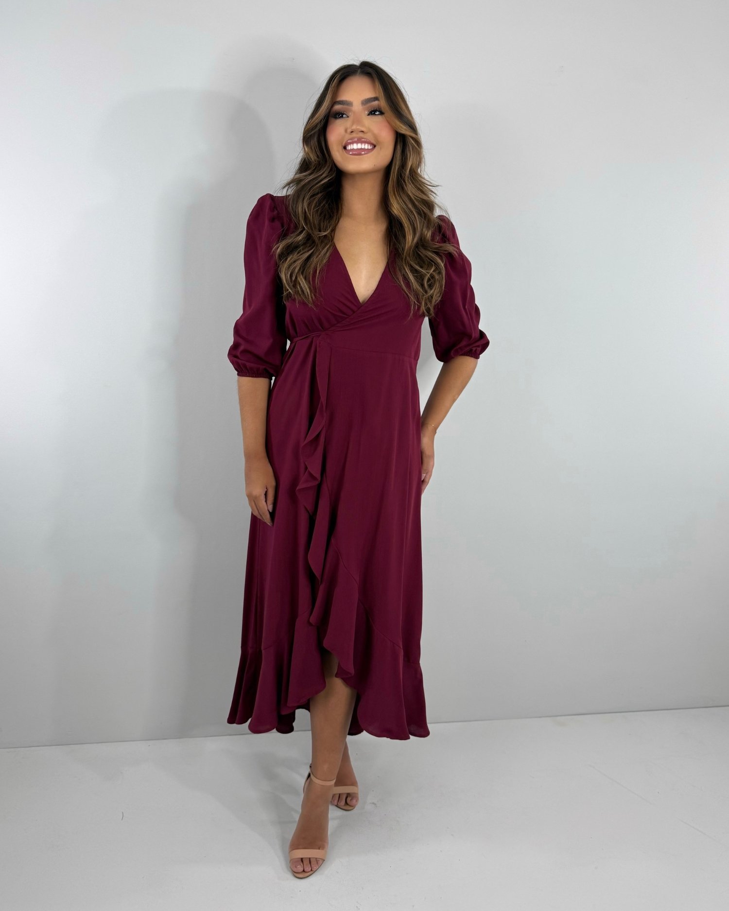 Vestido Berenice - Marsala - Image 3